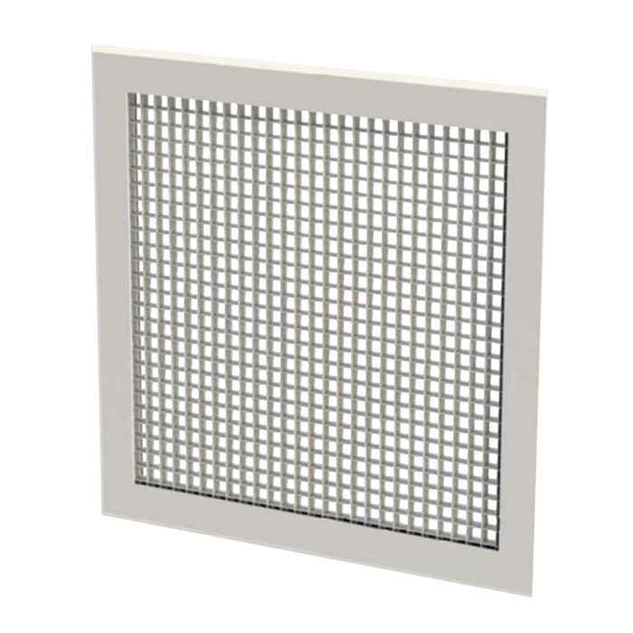 250 x 250mm Egg Crate Grille - White - Vortice