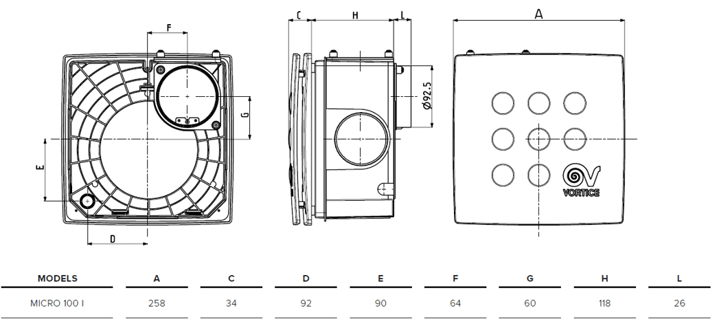DIMENSIONS_Quadro Micro Inbuilt