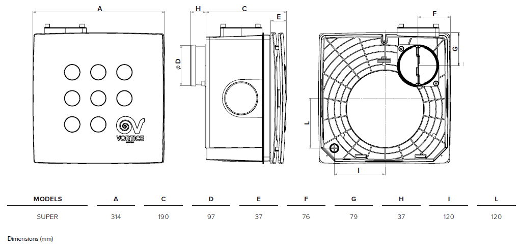 DIMENSIONS_Quadro Super Inbuilt
