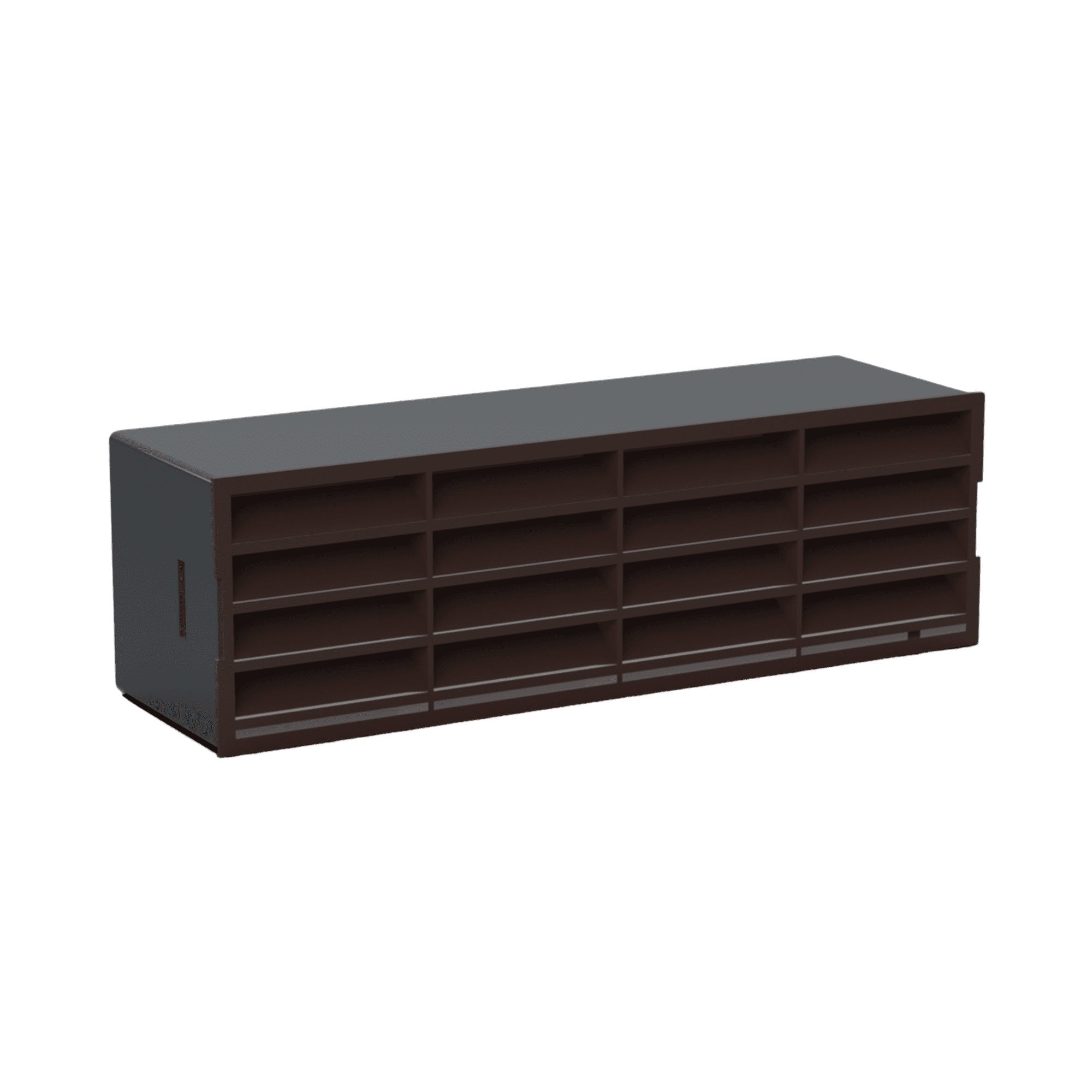 46506_FD200 Single airbrick and adaptor Brown