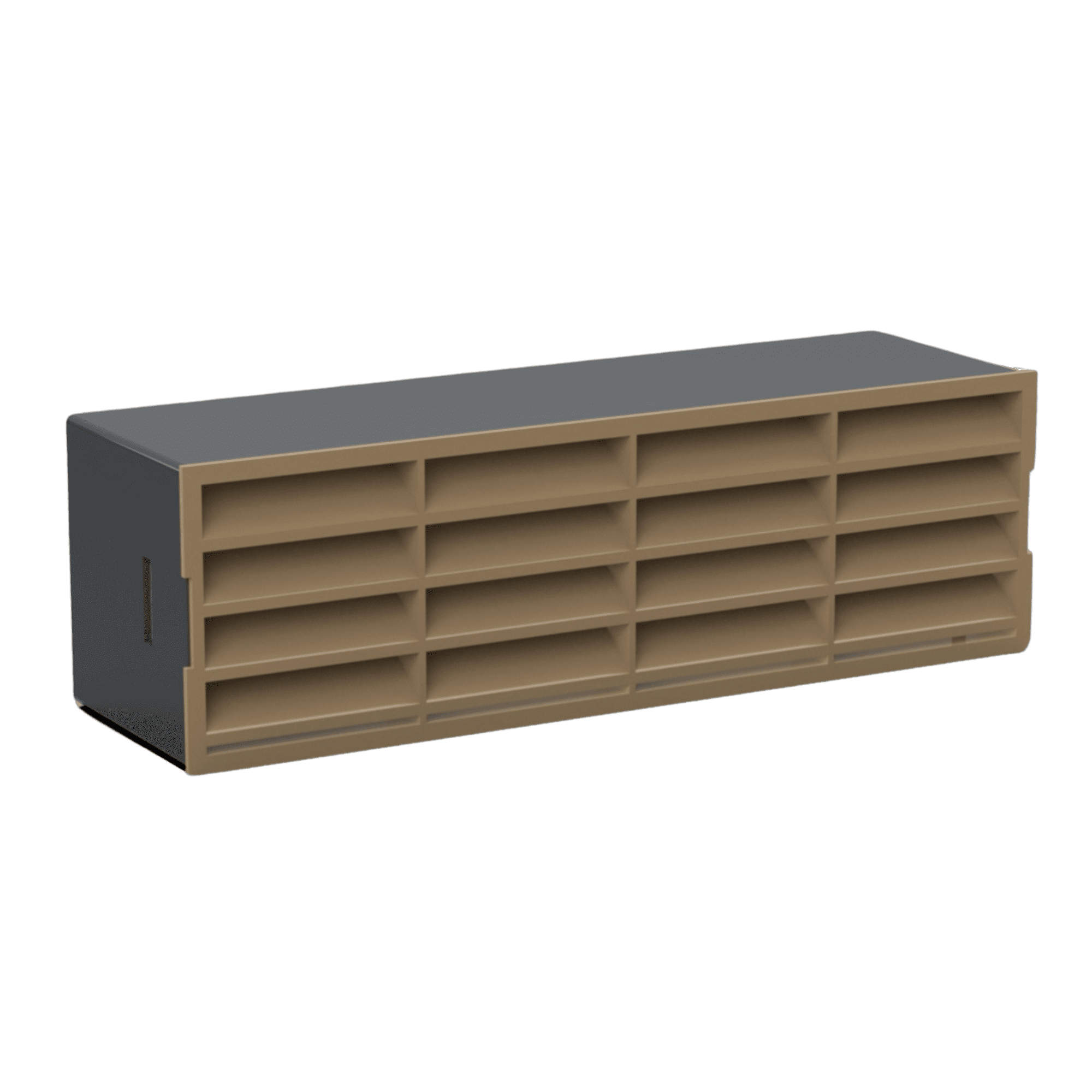 46507_FD200 Single airbrick and adaptor Beige